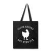 Cluck Around and Find Out Chicken Tote Bag