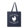 Cluck Around and Find Out Chicken Tote Bag