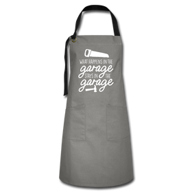 What Happens in the Garage Stays in the Garage Artisan Apron