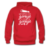 What Happens in the Garage Stays in the Garage Men's Hoodie - red