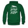 What Happens in the Garage Stays in the Garage Men's Hoodie - forest green
