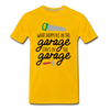 What Happens in the Garage Stays in the Garage Men's Premium T-Shirt - sun yellow