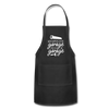 What Happens in the Garage Stays in the Garage Adjustable Apron - black