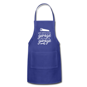 What Happens in the Garage Stays in the Garage Adjustable Apron