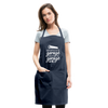 What Happens in the Garage Stays in the Garage Adjustable Apron - navy