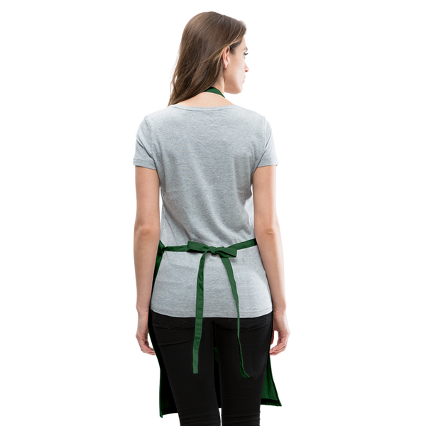 What Happens in the Garage Stays in the Garage Adjustable Apron - forest green