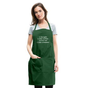 I Thought I like Coffee Turns Out I Like Creamer Adjustable Apron