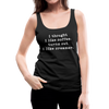 I Thought I like Coffee Turns Out I Like Creamer Women’s Premium Tank Top