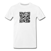 Rick Astley - Rick Roll QR Code Men's Premium T-Shirt - white