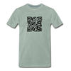 Rick Astley - Rick Roll QR Code Men's Premium T-Shirt