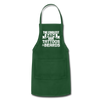 The Coolest Dads Have Tattoos and Beards Adjustable Apron - forest green