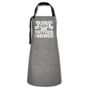The Coolest Dads Have Tattoos and Beards Artisan Apron