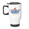 I Paused my Game to be Here Travel Mug