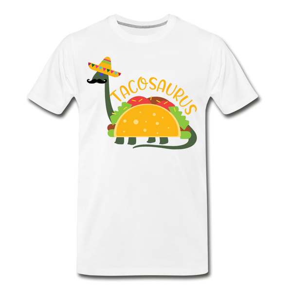 Tacosaurus Men's Premium T-Shirt - white