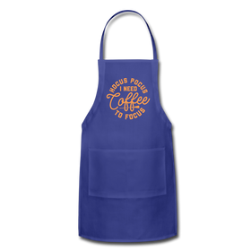 Hocus Pocus I Need Coffee to Focus Adjustable Apron