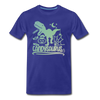 Candysaurus T-Rex Halloween Men's Premium T-Shirt - royal blue