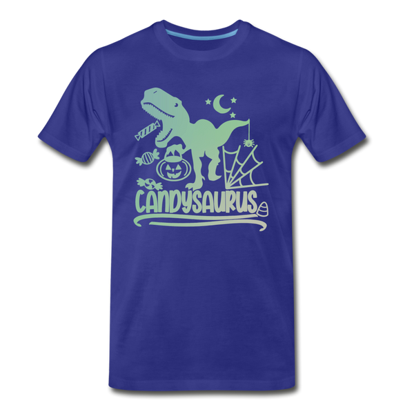 Candysaurus T-Rex Halloween Men's Premium T-Shirt - royal blue