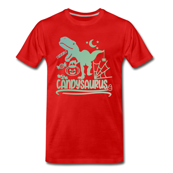 Candysaurus T-Rex Halloween Men's Premium T-Shirt - red