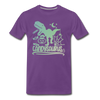 Candysaurus T-Rex Halloween Men's Premium T-Shirt - purple