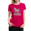 Candysaurus T-Rex Halloween Women’s Premium T-Shirt - dark pink