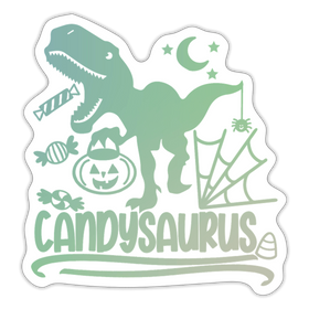 Candysaurus T-Rex Halloween Sticker