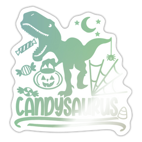 Candysaurus T-Rex Halloween Sticker