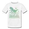 Candysaurus T-Rex Halloween Kids' Premium T-Shirt - white