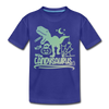 Candysaurus T-Rex Halloween Kids' Premium T-Shirt - royal blue