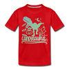 Candysaurus T-Rex Halloween Kids' Premium T-Shirt - red