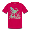 Candysaurus T-Rex Halloween Kids' Premium T-Shirt - dark pink