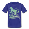 Candysaurus T-Rex Halloween Toddler Premium T-Shirt - royal blue