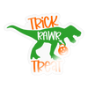 Trick Rawr Treat Dinosaur Halloween Sticker