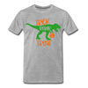 Trick Rawr Treat Dinosaur Halloween Men's Premium T-Shirt - heather gray
