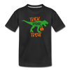 Trick Rawr Treat Dinosaur Halloween Kids' Premium T-Shirt - black