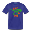 Trick Rawr Treat Dinosaur Halloween Toddler Premium T-Shirt - royal blue