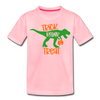Trick Rawr Treat Dinosaur Halloween Toddler Premium T-Shirt - pink