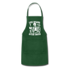 Life Begins After Coffee Adjustable Apron - forest green