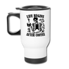 Life Begins After Coffee Travel Mug