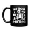 Life Begins After Coffee Full Color Mug