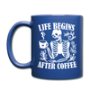 Life Begins After Coffee Full Color Mug