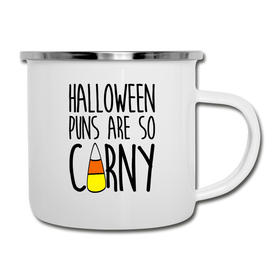 Halloween Puns are so Corny Camper Mug