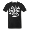 One Fangtastic Dad Halloween Men's Premium T-Shirt - black