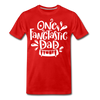 One Fangtastic Dad Halloween Men's Premium T-Shirt - red