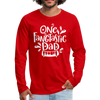 One Fangtastic Dad Halloween Men's Premium Long Sleeve T-Shirt - red