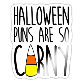 Halloween Puns are so Corny Sticker