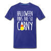 Halloween Puns are so Corny Men's Premium T-Shirt - royal blue