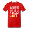 Halloween Puns are so Corny Men's Premium T-Shirt - red