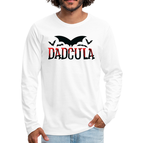 Dadcula Funny Halloween Men's Premium Long Sleeve T-Shirt