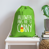 Halloween Puns are so Corny Cotton Drawstring Bag - clover