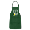 Halloween Puns are so Corny Adjustable Apron - forest green